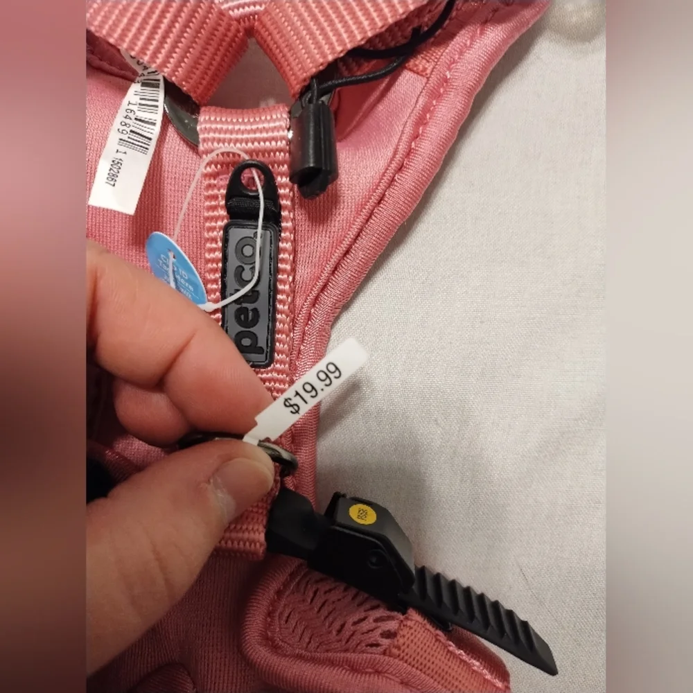 Petco Pink Adjustable Dog Harness